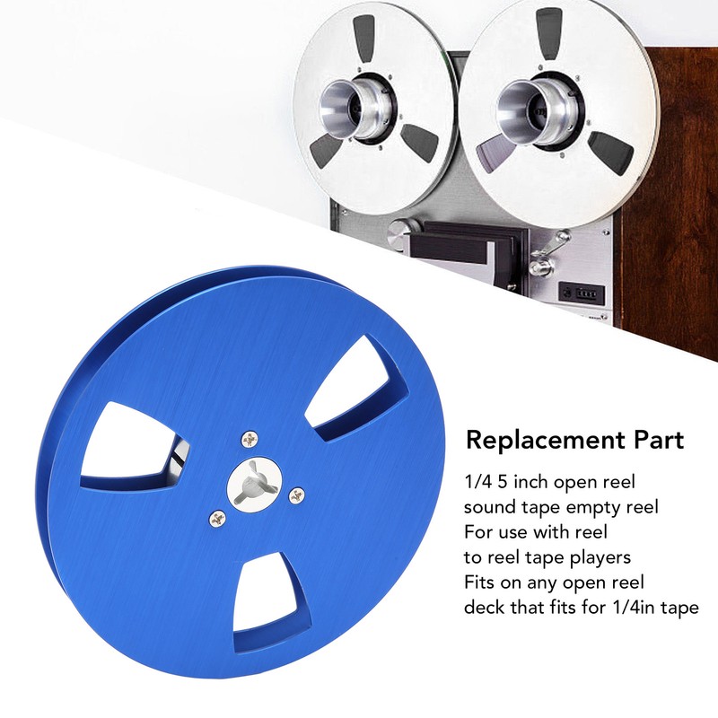 1/4 5 Inch Empty Tape Reel 3 Hole Aluminum Alloy