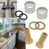 1 Set 100818 Thick Countertop Extension Set for Faucet Valves,
