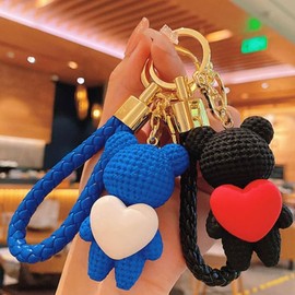 고드림 하트궁댕 곰돌이 자동차 핸드백 가방 키 홀더 오토바이 열쇠고리 키링 Godream Heart Butt Teddy Bear Car Handbag Bag Key Holder Motorcycle Keychain