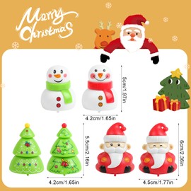 VEYLIN 12 Pack Christmas Pull-Back Toys Assortments Pull-Back Vehicle Christmas Stocking Stuffers Christmas Toys for Kids Party Bag Fillers