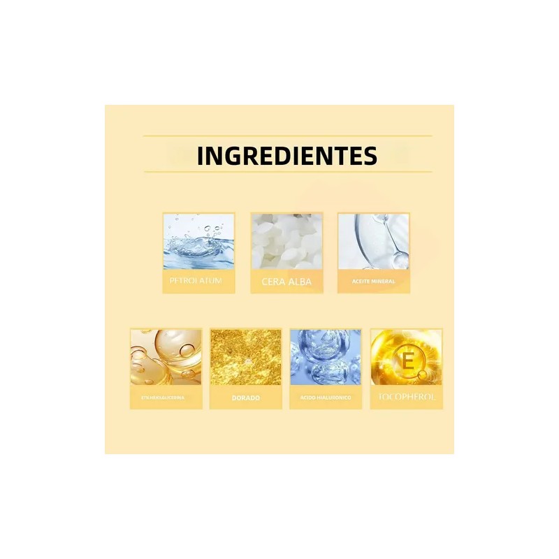 Bálsamo Labial Jaysuing Con Pan De Oro Y Color Hidratación