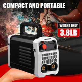 JIAONE Stick Welder ARC200 110V,Portable Mini Electric Welding Machine, IGBT Inverter Welder with Safety Protection and Collaborative Control Ideal for Beginners.