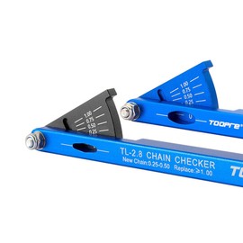 HOUSON Bicycle Chain Tester, Bicycle Chain Gauge Multi-Tool Chain wear Indicator Bicycle Chain wear Gauge Chain Testing Tool for Road Bike MTB