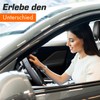 Upgrade4cars D-shape steering wheel cover in black, steering wheel protector,
