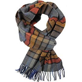 Rotfuchs Scarf woven scarf trendy red brown100% wool (Merino)