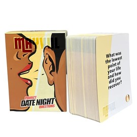 MAYVUL Tonight Conversation Card Game, Perfect Date Night Questions, Family Game Night, Date Night Edition, Transform Your Date Night with Thoughtful Questions for Couples and Families