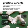 SMARTERNUTRITION Creatine Monohydrate Pills with 2500mg (2.5g) Per Serving, Vegan