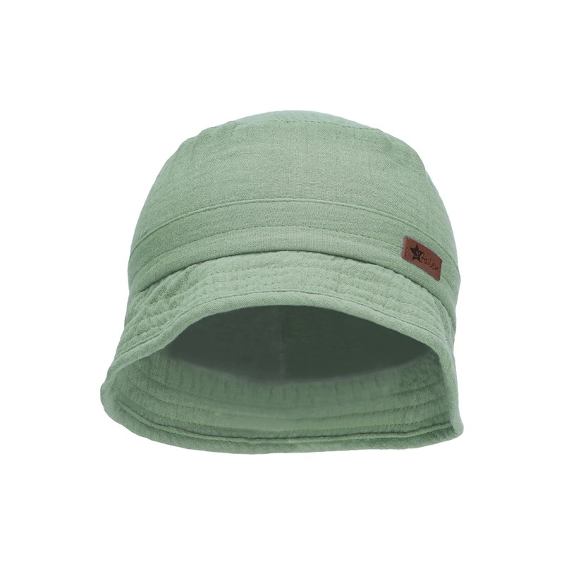 Sterntaler Unisex Children's Fishing Hat Muslin Children's Hat, dark green