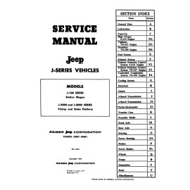 1969 - 1970 Jeep Gladiator & Wagoneer (J-Series) Service Manual