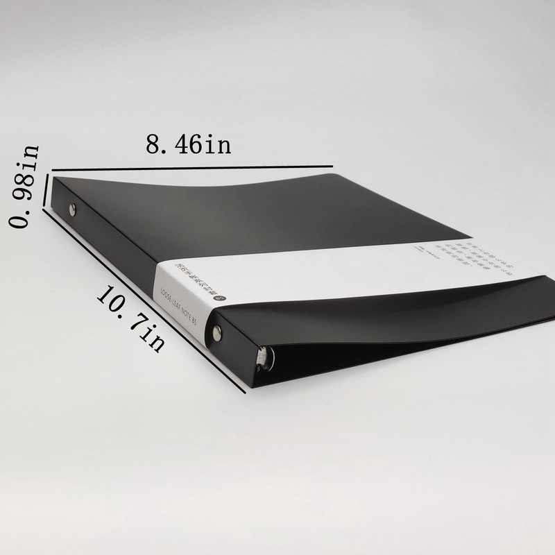 PP Binder Covers 3 Pack A5 A6 B5 Loose Leaf