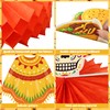 12 PCS Fiesta Mexican Honeycomb Centerpieces Cinco De Mayo Party