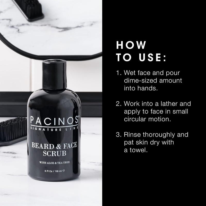 Pacinos Shave System Aloe & Tea Tree Beard & Face