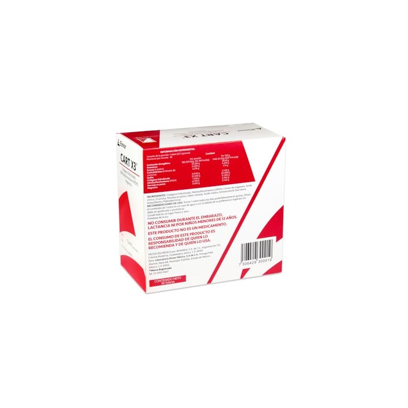 Pack con 60 Sobres con 3 Componentes Protena de Colgeno