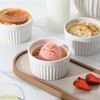 MALACASA Ramekins 10 oz Oven Safe, Porcelain Creme Brulee Ramekins