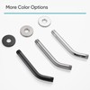 Cobbe Shower Arm with Flange and Teflon Tape, 6-Inches Wall