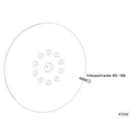 Spare Part - Drywall Sanding disc adhibit Tray for Drywall Sander/Ceiling Sander Arebos AR-HE-LS700C6