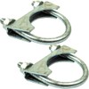 APUK 2x Exhaust Silencer Clamp 45mm M8 Replacement for John