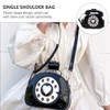 VALICLUD Shoulder Bag Phone Shaped Handbag Retro Top Handle Bag