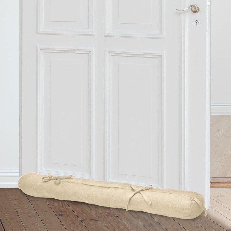 Beautissu Viento Draught Excluder 90 cm, Door Draught Stopper, Front