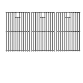 KIKIBRO 17/17.5/19.5 Inch Stainless Steel Grill Grates for Charbroil 463242716 Tru Infrared, for Charbroil Commercial 463242715 463276016 463257520 463263924, for Lowe's 606682 Nexgrill 720-0882A