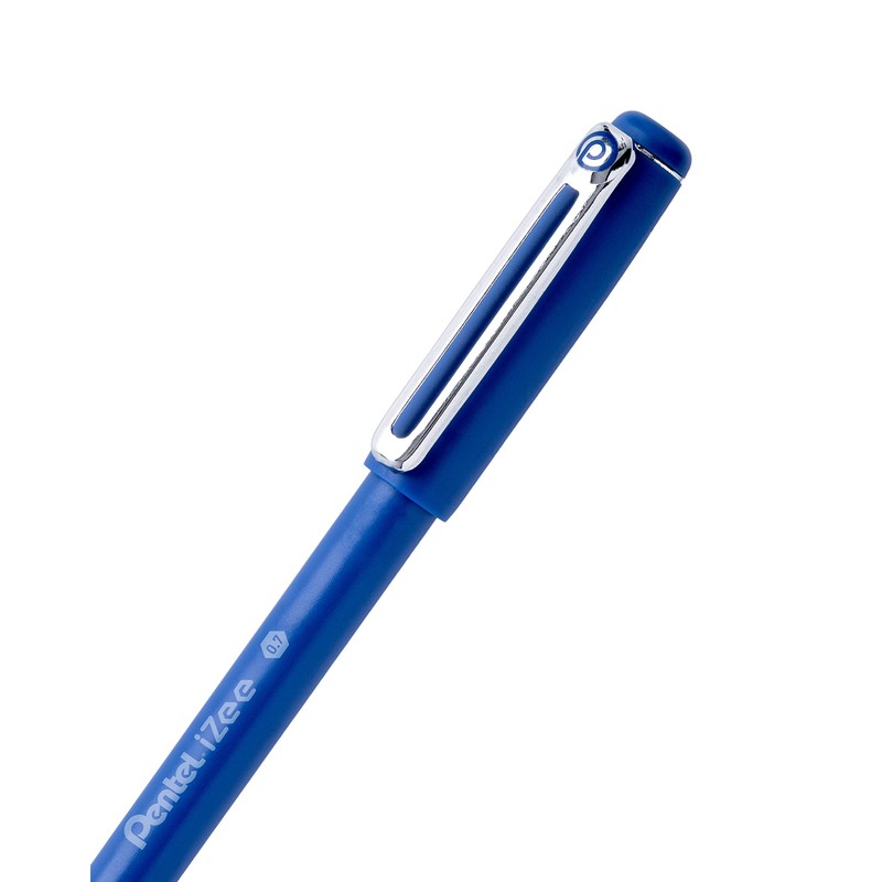 Pentel BX457 Izee Ballpoint Pen 0.7mm Blue (Pack of 12)