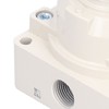 Air Hand Valve Pneumatic Rotary Lever Flow Control 3 Position