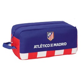 Safta ATLÉTICO DE Madrid - Mittelgroße Schuhtasche, multifunktional, für Sport, außerschulisch, Fußball, bequem und vielseitig, 34 x 18 x 15 cm, Rot/Blau/Weiß, M, Casual