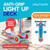 Lifemaster 3-Wheel Kids Scooter with Multi-Color Lights on Deck &