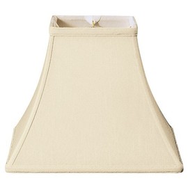Royal Designs Square Bell Basic Lamp Shade, Beige, 8 x 16 x 12.5