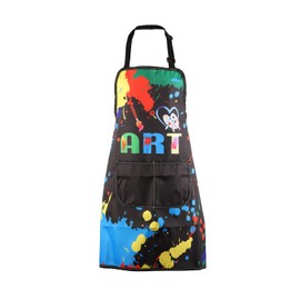 MBMSO Painting Artist Apron with Pockets Artist Painter Gifts Art Lover Gift for Art Teacher Student Painter Apron Waterproof, Love Art Apron-black, Standard