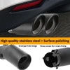 MOCNT Car Exhaust Tail Pipe Stainless Steel Car Exhaust End