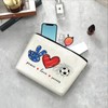 Virfuntaki Soccer Gifts for Her Soccer Zipper Makeup Bag Soccer