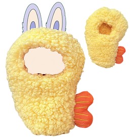 Vavious Clothes for 17cm Doll (NO Doll) One-Piece Cute Stylish Toys Jumpsuit Accessories for Have a Seat Series Dolls Tempura Fried Shrimp Adorable Costume Suit (Yellow Style 4)