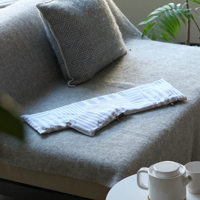 Clippan Wheat and Cold Eye Pillow, Lavender, Stripes, Gray, Scandinavian