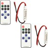 LITAELEK 2pcs LED Strip Controller LED Strip Dimmer Controller DC