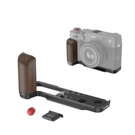 SmallRig 4805 Fuji Film Compatible X100VI / X100V Wooden L Handle (Black)