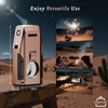 All-in-One Torch Lighter with Straight Cutter, Holder, Built-in Punch Tool,