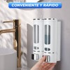 MESEVEN Dispensador De Jabón, 3pcs 400ML Dispensador de Jabón Pared