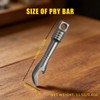 Titanium EDC Pry Bar, Multitool with Keychain Hole, for Opening