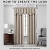 Elrene Home Fashions Colette Faux-Silk Scalloped Window Valance, 50 in