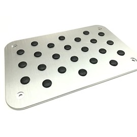 BCWM Universal Aluminum Footplate Floor Mat