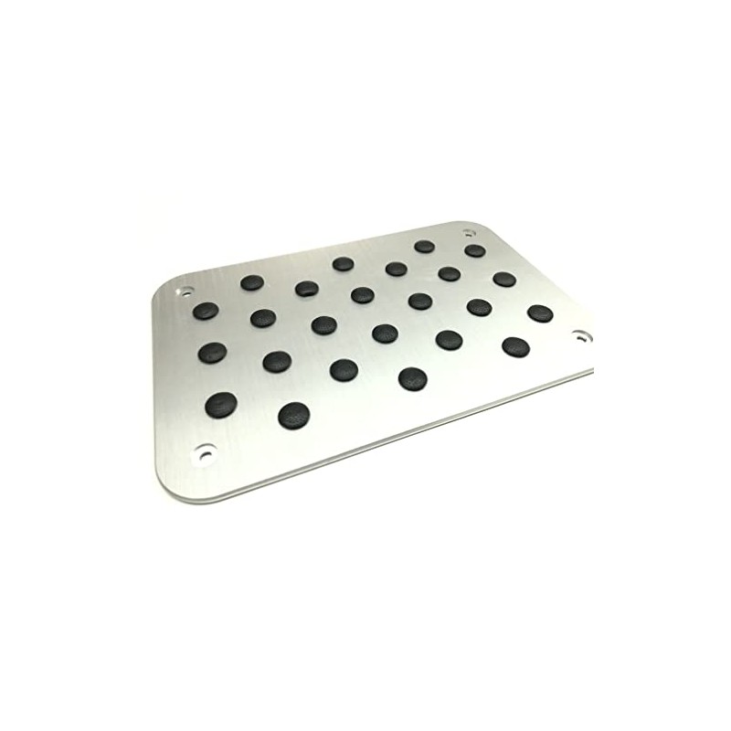 BCWM Universal Aluminum Footplate Floor Mat