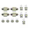 FZJDSD LED Light Bulbs Kit Set Car Interior Dome Map