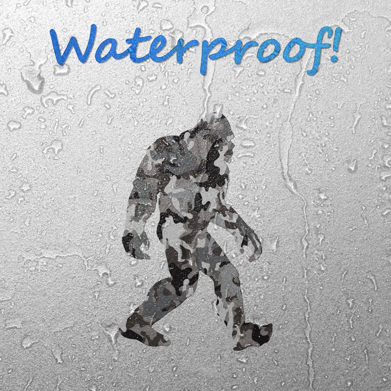 SQUATCH METALWORKS Vinyl Sticker - Sasquatch Decal - Bigfoot Bumper