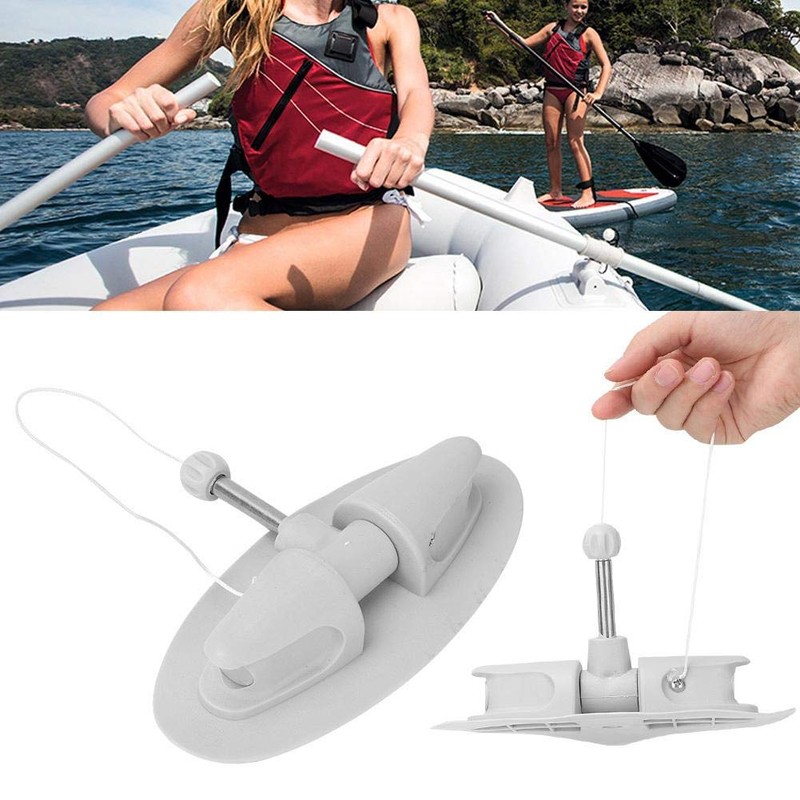 Alomejor Kayak Paddle Holder Universal Canoe Rudder Lock Patch Paddle