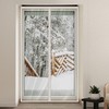 Premium Thermal Magnetic Windproof Curtain - Large White Entrance Wind Blocker
