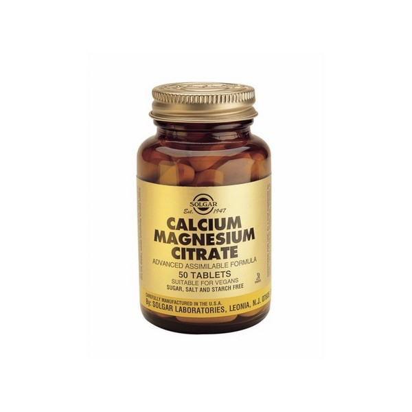 Solgar Calcium Magnesium Citrate, 50