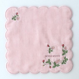 Wedgwood Wild Strawberry Mini Towel Handkerchief 5201 Pink