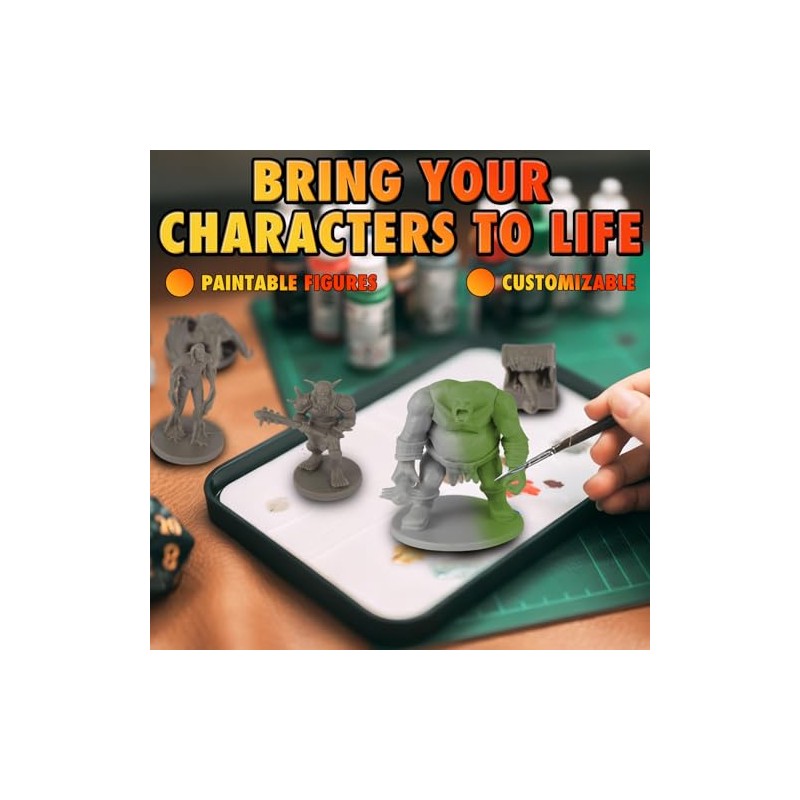 Path Gaming 50 Unique Miniatures Fantasy Tabletop RPG Figures for