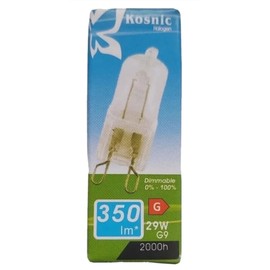 Kosnic 20 X G9 29W=40W HAL29CPL/G9 ECO Halogen Warm White Lamps Bulbs Upgrade and Fully Interchangeable 28W G9 KHS28CPL/G9-CLE Warm White DIMMABLE Long Life